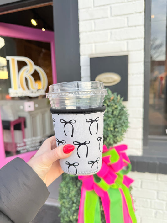 Black Bow Drink Sleeve